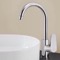 Chrome Round Vessel Sink Faucet